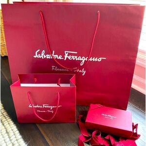 Salvatore Ferragamo- Just the shopping bags